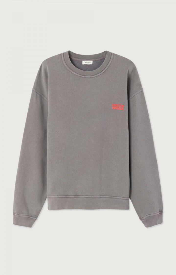 American Vintage Plizzy Sweatshirt Herren grau – Produktansicht 5